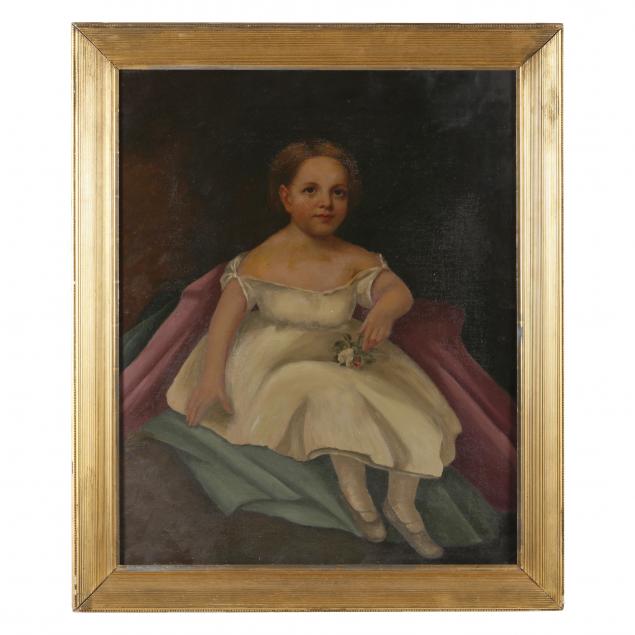 american-school-mid-19th-century-portrait-of-a-young-girl