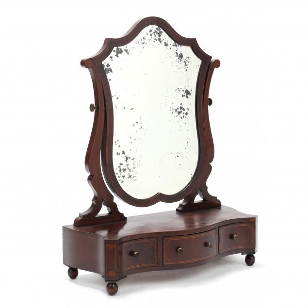 edwardian-inlaid-mahogany-shaving-mirror