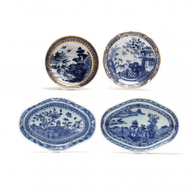 a-group-of-chinese-export-blue-and-white-porcelain