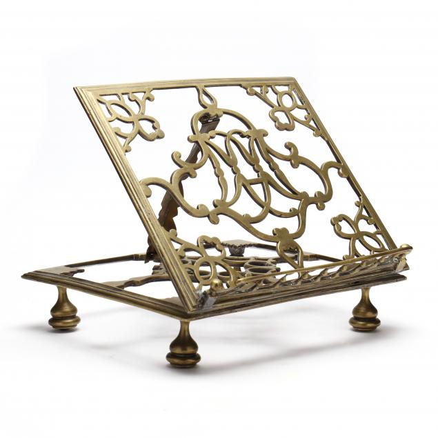 antique-continental-brass-bookstand