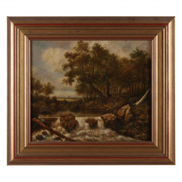 continental-school-19th-century-landscape-with-river-rapids