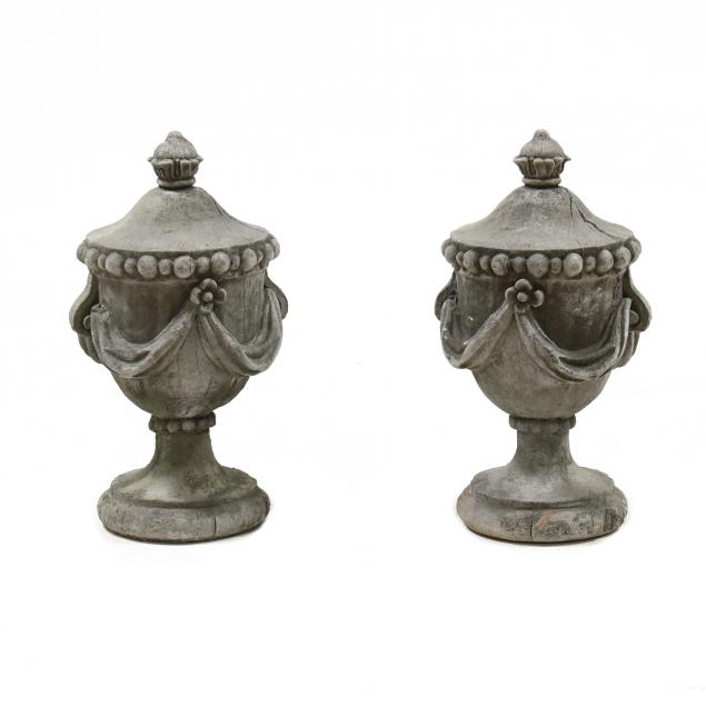 pair-of-cast-stone-lidded-urns