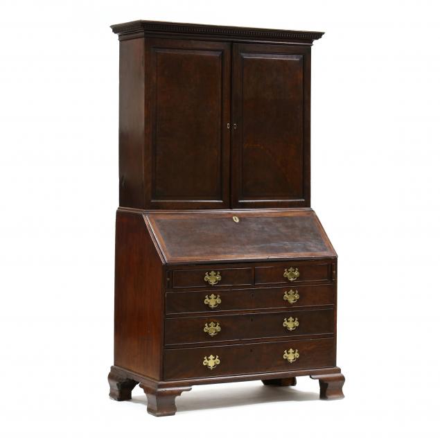 english-chippendale-plum-pudding-mahogany-desk-and-bookcase