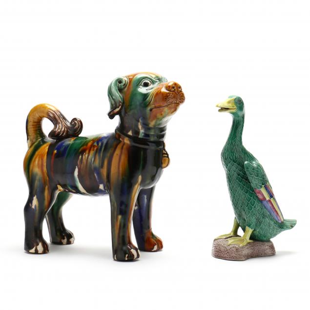 two-chinese-style-porcelain-animals