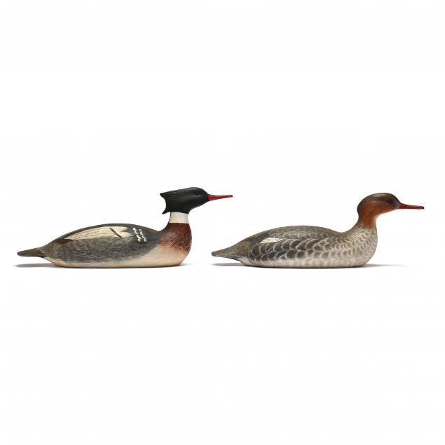 delbert-cigar-daisey-va-1928-2017-pair-of-mergansers