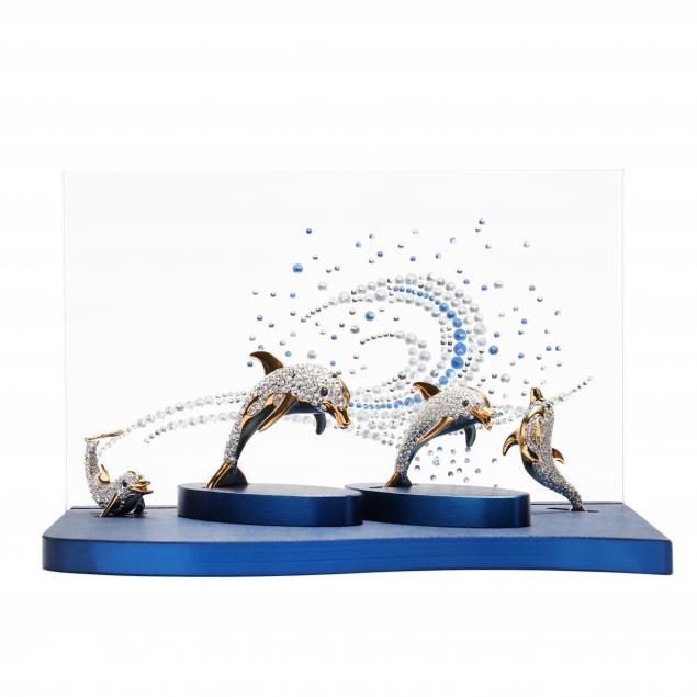 four-swarovski-jeweled-crystal-dolphins-with-display-stand