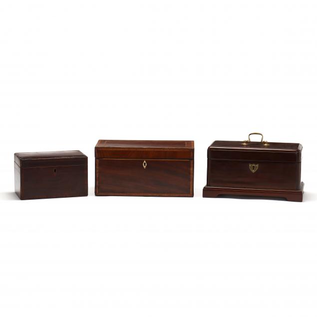 a-grouping-of-three-english-mahogany-boxes
