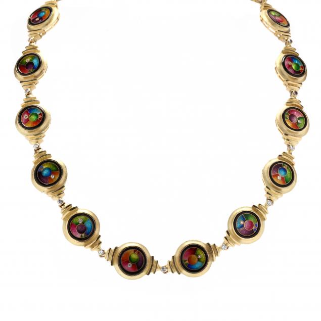 gold-diamond-and-enamel-necklace-fusager-demski