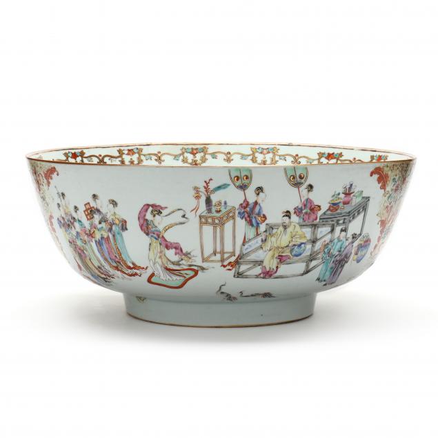 a-large-chinese-export-porcelain-punch-bowl