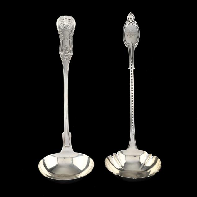 two-new-york-coin-silver-soup-ladles