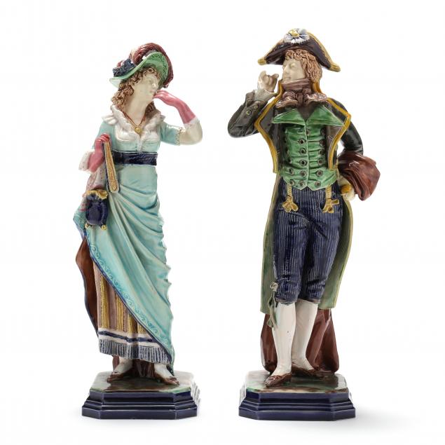 pair-of-german-majolica-figures-hugo-lonitz-co