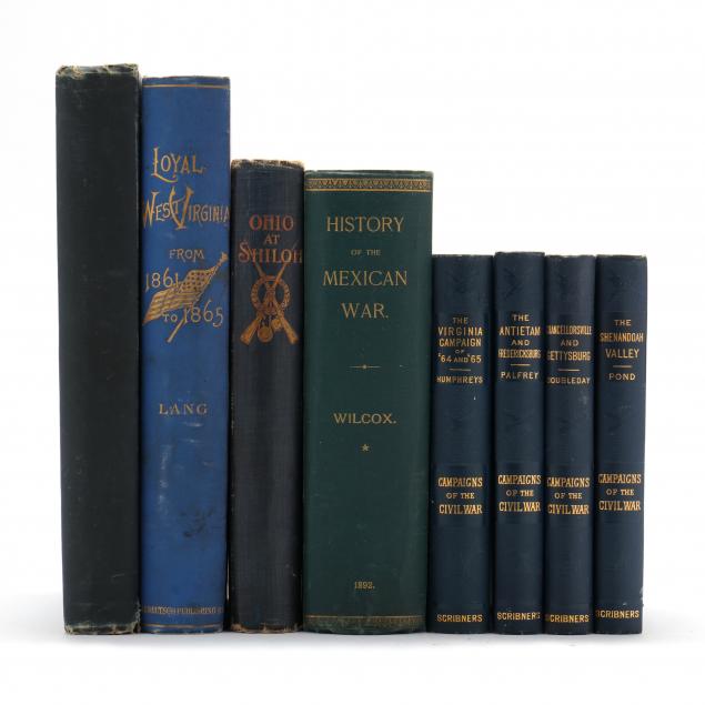 eight-antique-books-on-american-military-history-mostly-civil-war