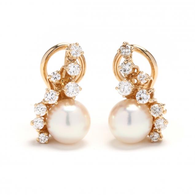 gold-pearl-and-diamond-earrings