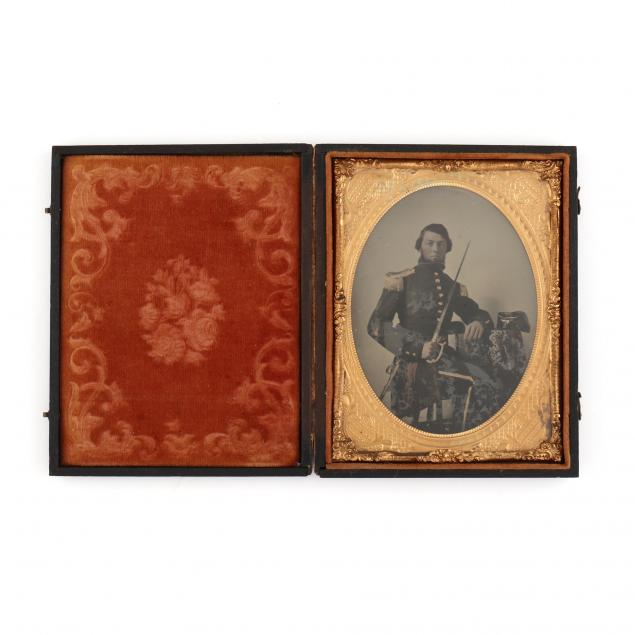 quarter-plate-ambrotype-of-an-armed-virginia-militia-officer