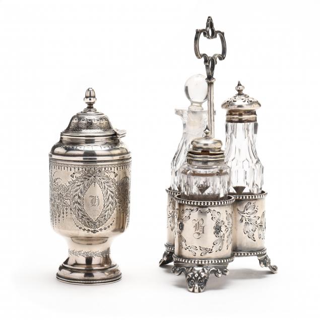 victorian-silver-cruet-and-mustard