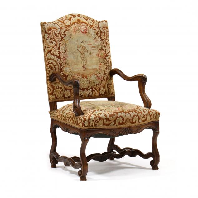 antique-italianate-carved-walnut-armchair