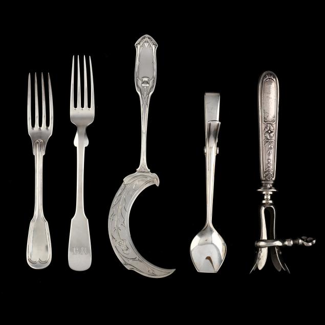 a-grouping-of-german-and-french-silver-servers