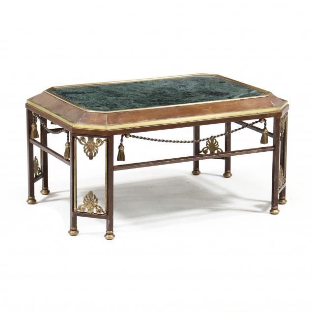 la-barge-regency-style-marble-top-and-brass-coffee-table