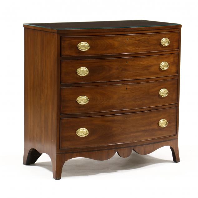 henkel-harris-federal-style-bow-front-walnut-chest-of-drawers