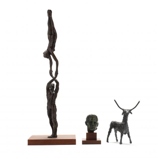american-school-20th-century-three-figural-table-sculptures