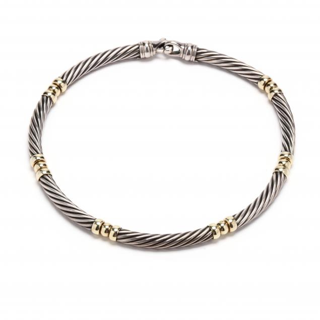sterling-silver-and-gold-collar-necklace-david-yurman