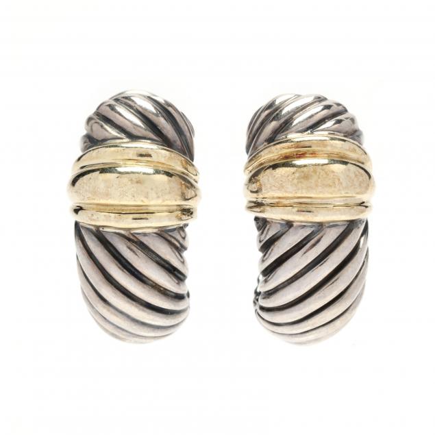 sterling-silver-and-gold-earrings-david-yurman