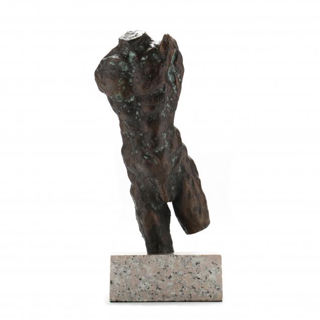 bronze-model-of-a-nude-torso