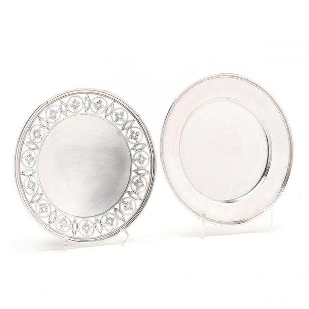 two-sterling-silver-cake-plates