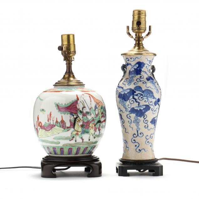 two-chinese-porcelain-vase-table-lamps