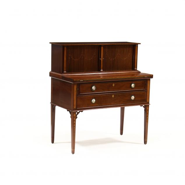 new-england-hepplewhite-finely-inlaid-mahogany-tambour-desk