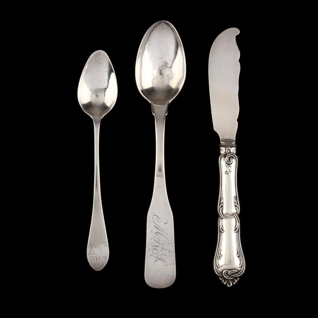 three-salem-north-carolina-related-coin-silver-flatware