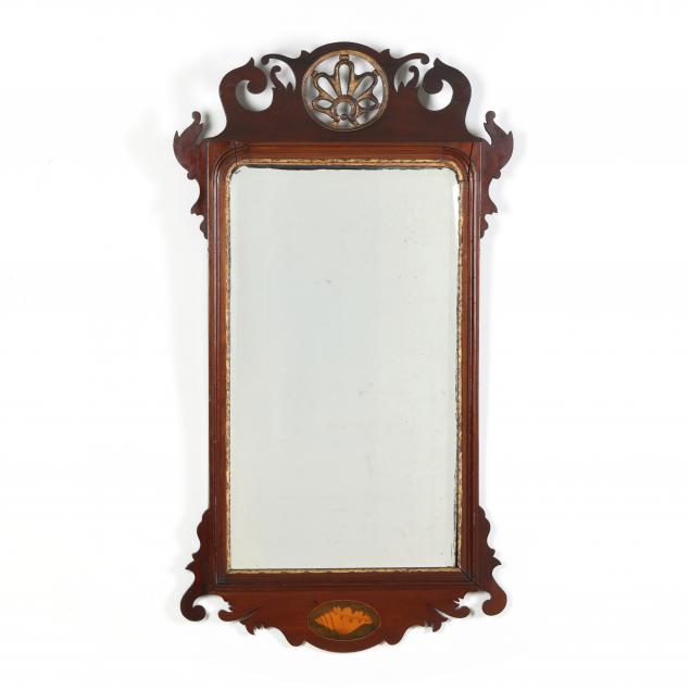 an-edwardian-parcel-gilt-and-inlaid-mahogany-wall-mirror