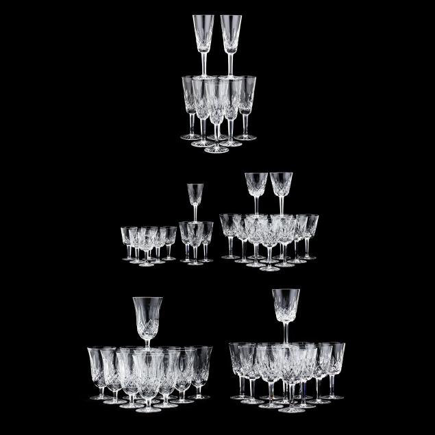 waterford-52-pieces-of-i-lismore-i-crystal-stemware