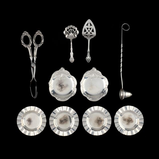 group-of-assorted-sterling-silver-tableware