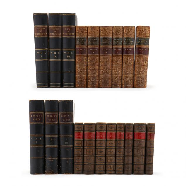 four-19th-century-collections-of-religious-works-in-fine-leather-bindings