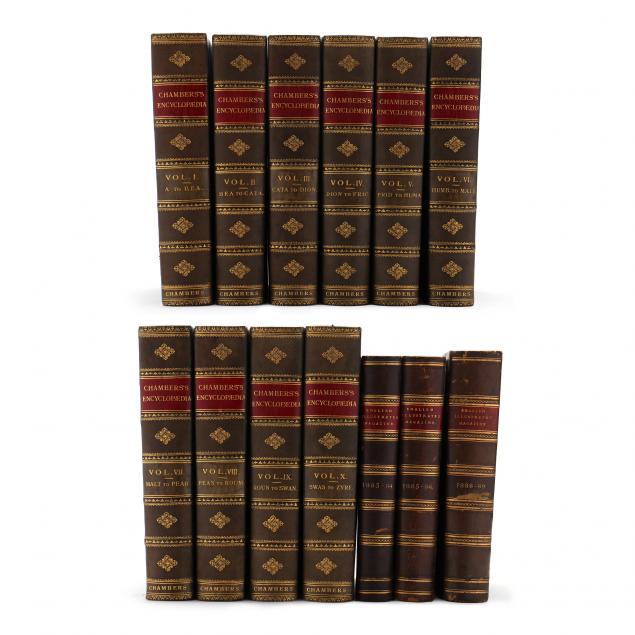 two-attractive-sets-of-antique-english-books