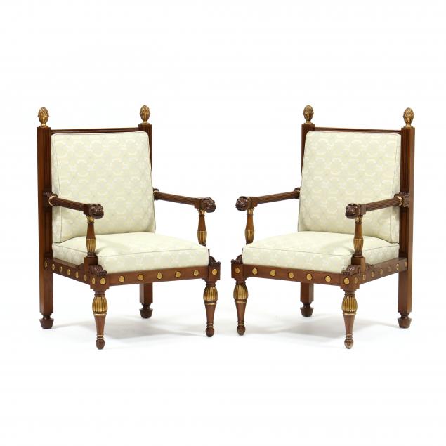 smith-watson-pair-of-regency-style-carved-and-gilt-mahogany-armchairs