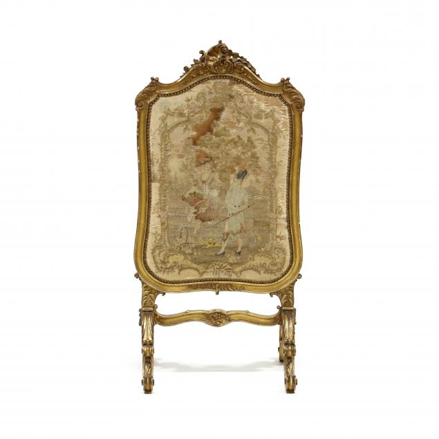 rococo-revival-carved-and-gilt-fire-screen