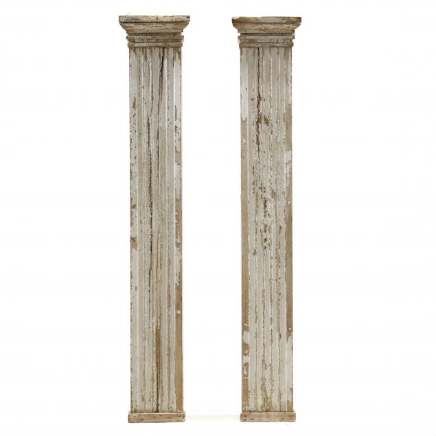 a-pair-of-north-carolina-grecian-revival-carved-and-painted-pine-pilasters