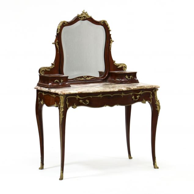 louis-xv-style-mahogany-marble-and-ormolu-dressing-table-with-mirror