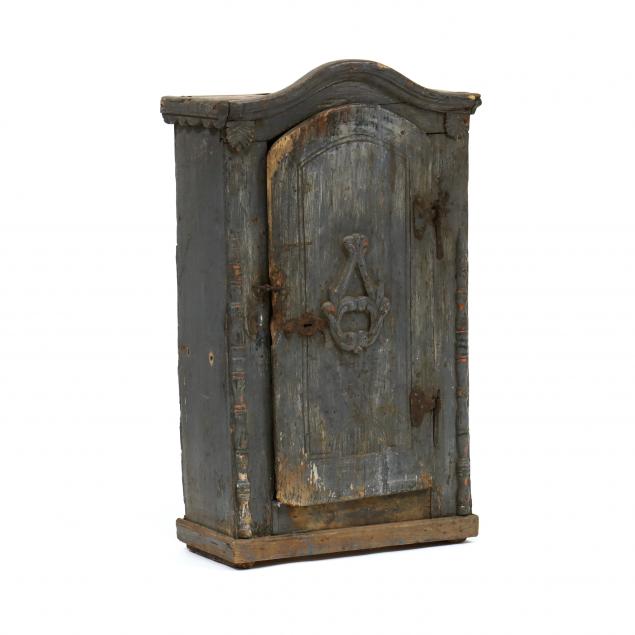 antique-french-painted-hanging-cupboard