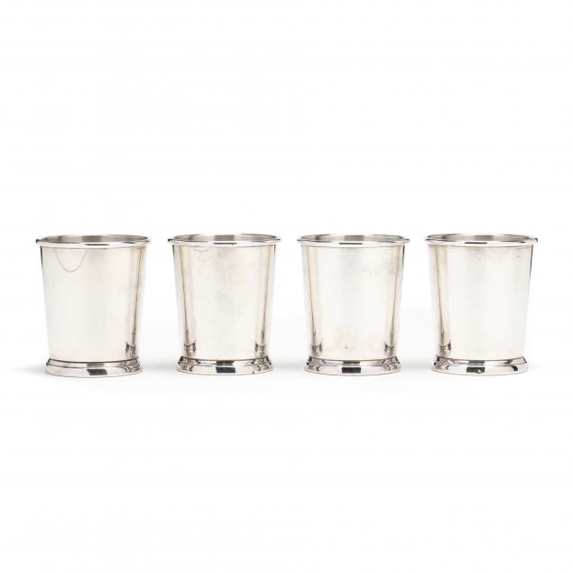 four-american-sterling-silver-mint-juleps