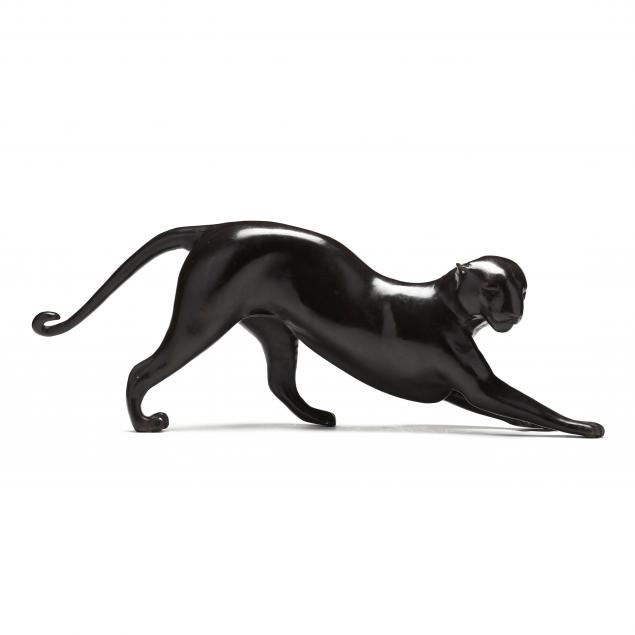 maitland-smith-bronze-model-of-a-panther