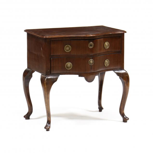 queen-anne-style-mahogany-two-drawer-stand