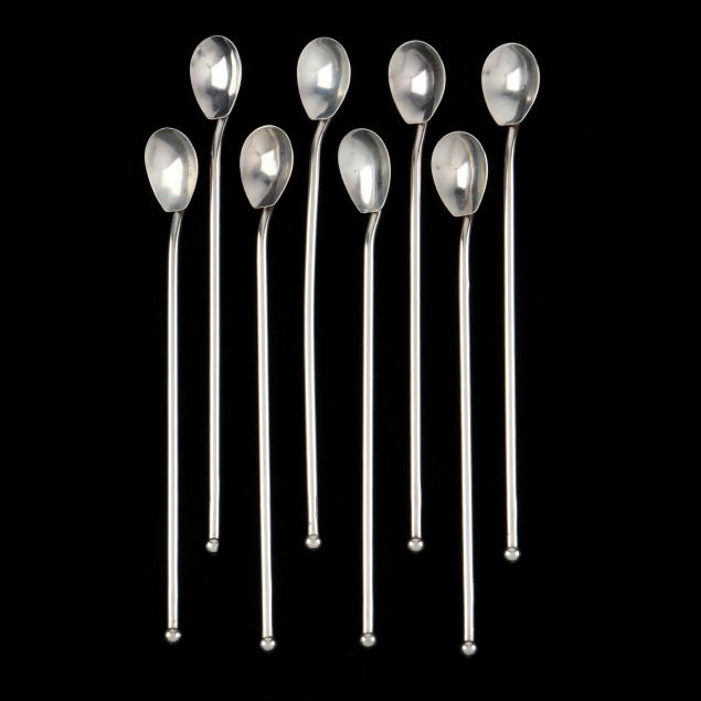 eight-american-sterling-silver-stirrer-straws