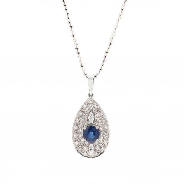 platinum-sapphire-and-diamond-pendant-and-white-gold-chain