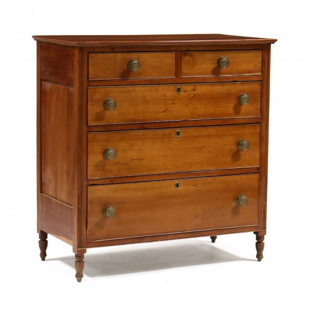 southern-late-federal-cherry-chest-of-drawers