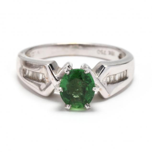 white-gold-green-tourmaline-and-diamond-ring