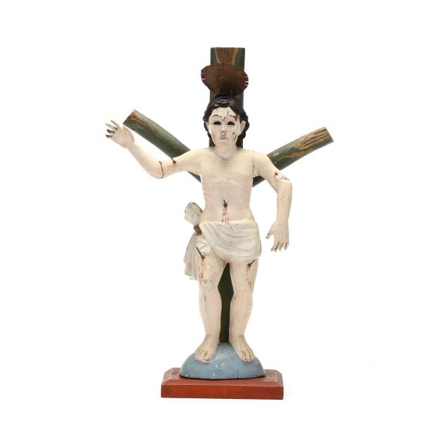 antique-spanish-colonial-santos-figure-of-saint-sebastian