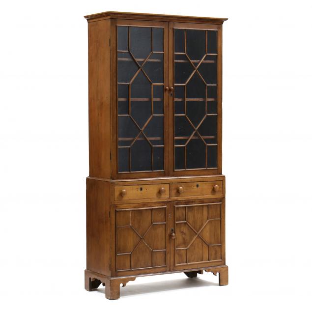 north-carolina-chippendale-walnut-china-press